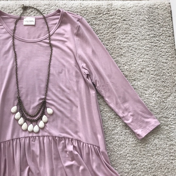 Mauve Color Tunic Top - Picture 4 of 5